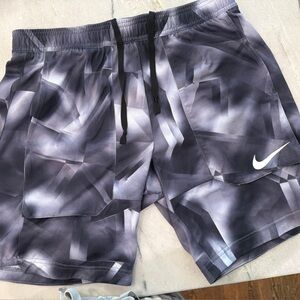Nike Dri-FIT Mesh Shorts in Gray